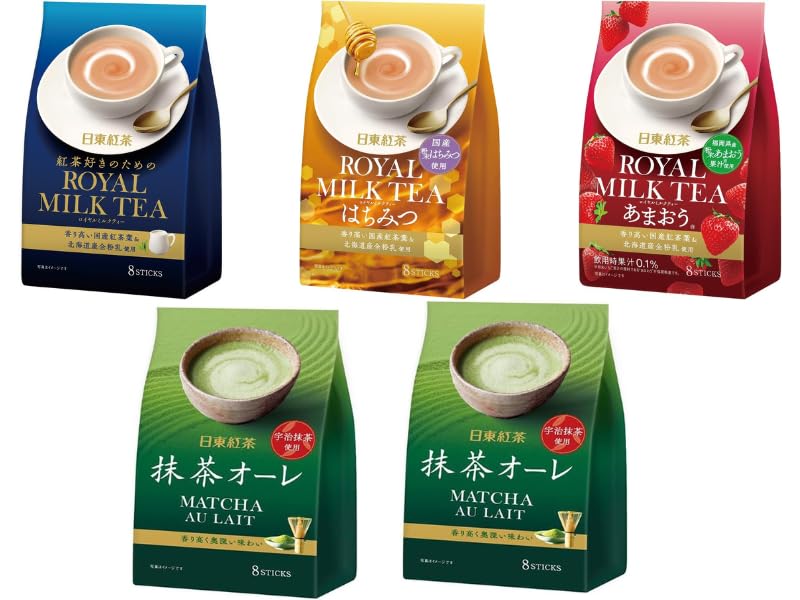 Japanese Milk Tea & Latte Powder Variety Pack