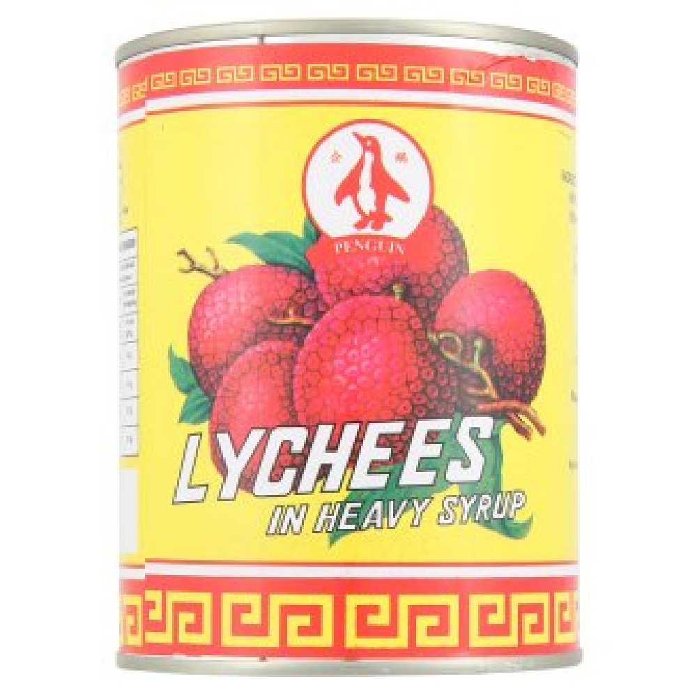 Lychees in Syrup 565g/567g (Penguin Brand 567g, 12 Cans)