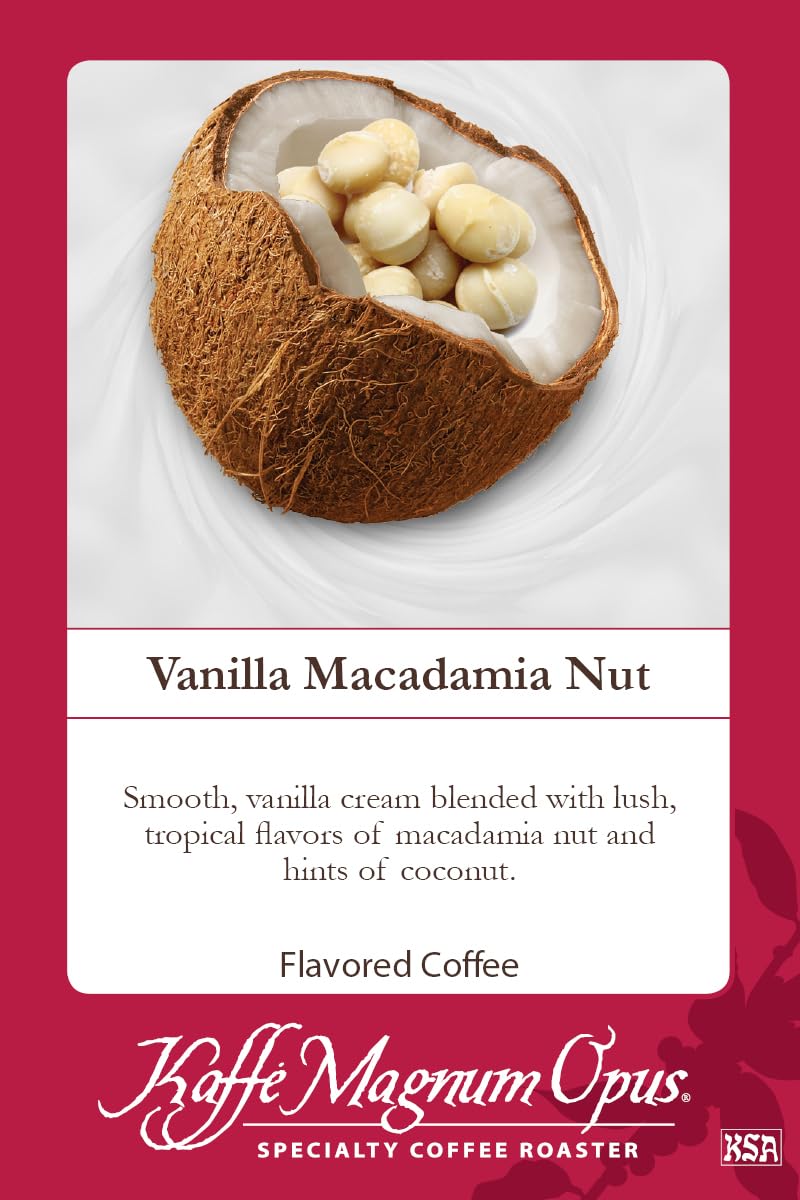 Vanilla Macadamia Ground Coffee 2.5 oz, 72-Pack