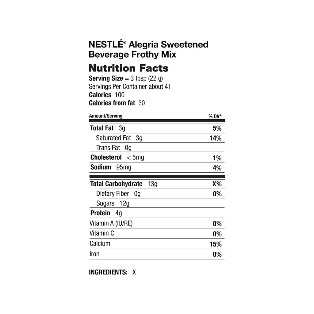 Sweetened Frothy Beverage Mix 32 oz, 8-Pack