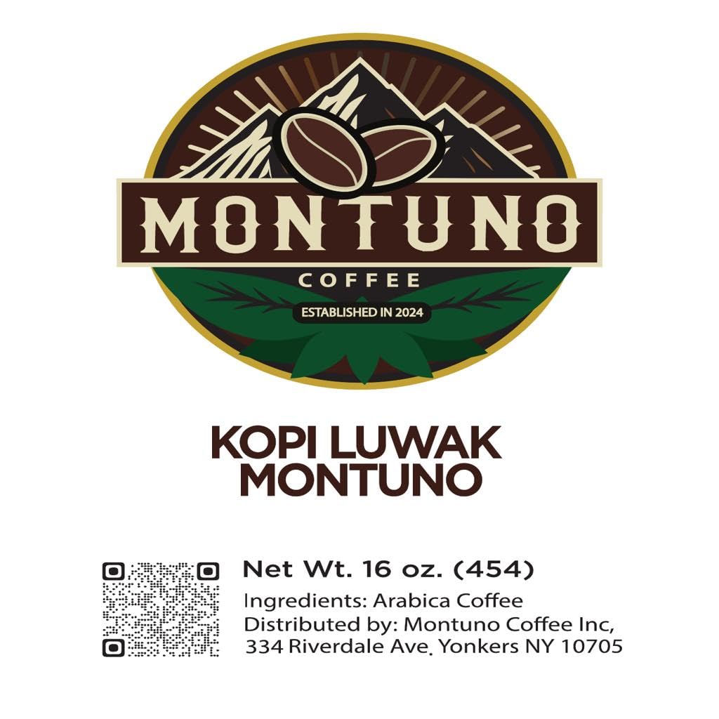 Kopi Luwak Arabica Ground Coffee 16 oz