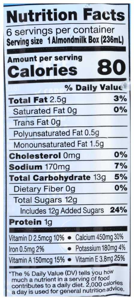 Silk Vanilla Almondmilk, 8 Ounce, 6 Count (Pack of 8)
