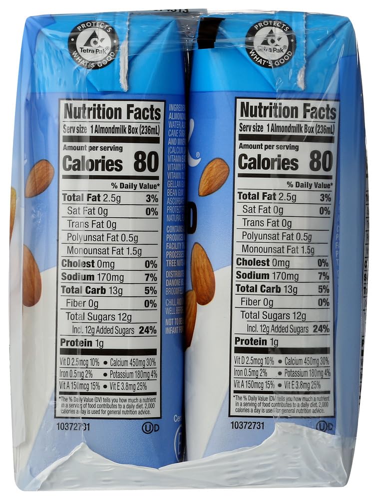 Silk Vanilla Almondmilk, 8 Ounce, 6 Count (Pack of 8)
