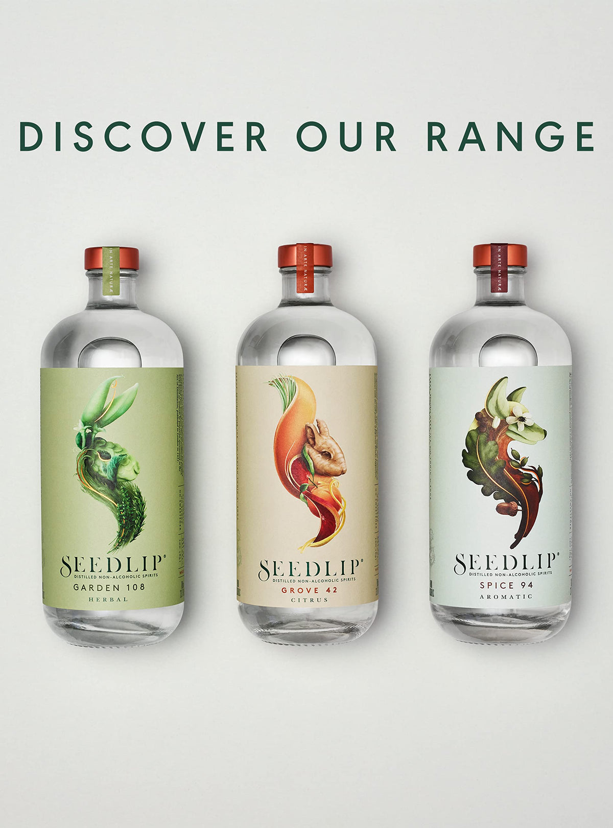 Non-Alcoholic Spirit Alternative Trio 700ml, 3-Pack