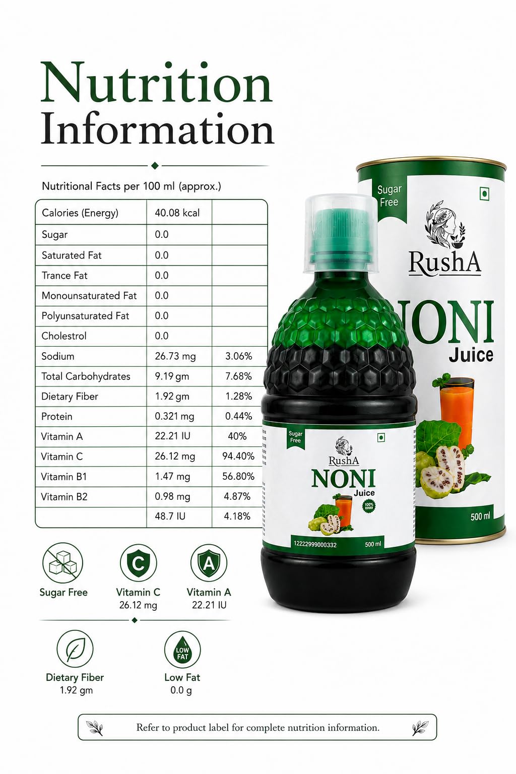 Noni Herbal Fruit Juice Blend 500ml