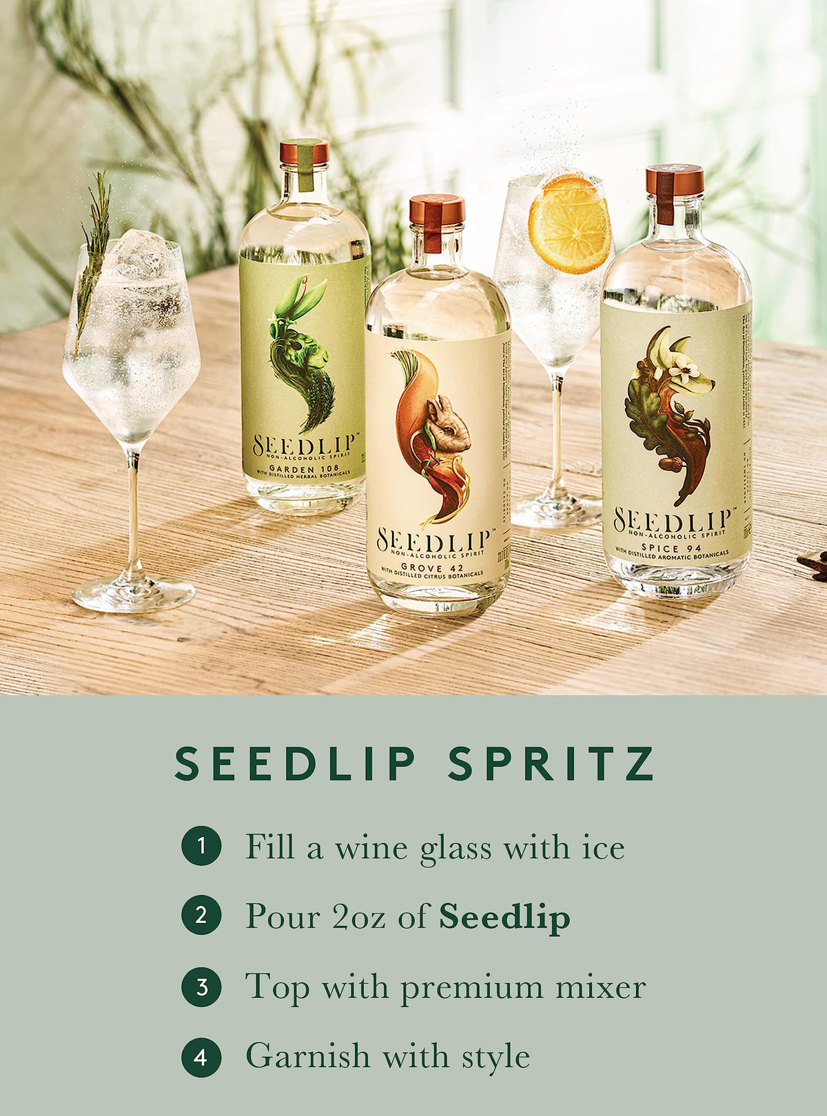 Non-Alcoholic Spirit Alternative Trio 700ml, 3-Pack