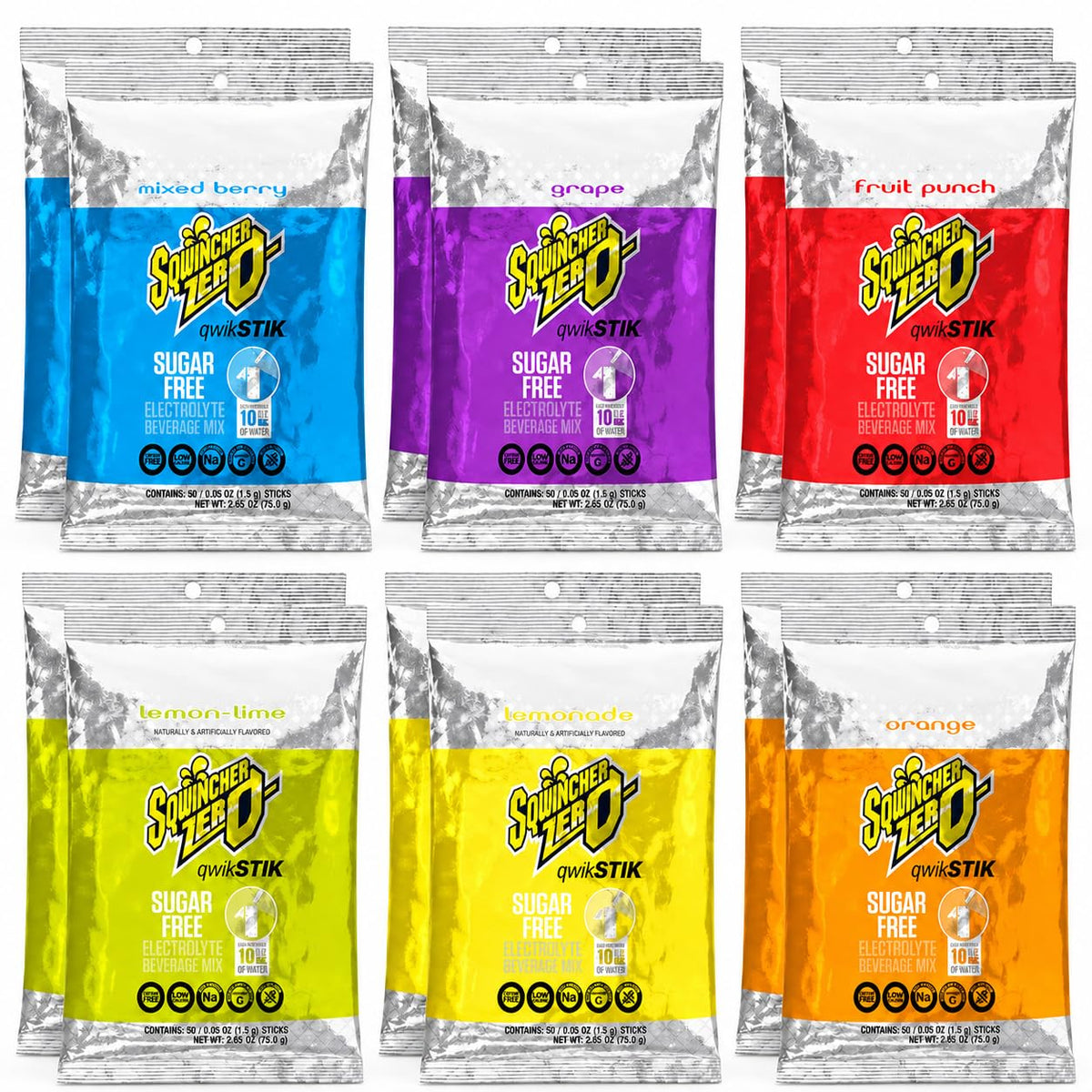 Sugar-Free Electrolyte Drink Mix 600 Sticks