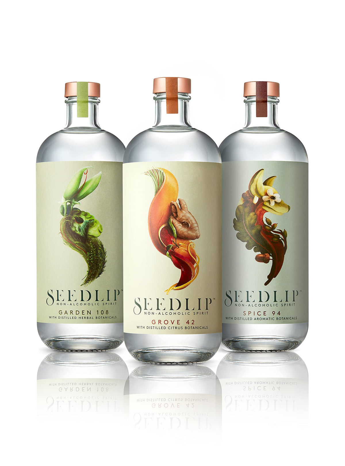 Non-Alcoholic Spirit Alternative Trio 700ml, 3-Pack